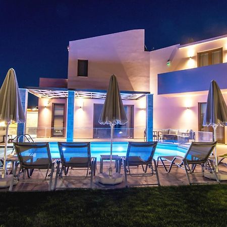 Villa Anthi, A Modern Villa With Salted Water Pool,Hot Tub & Bbq! Rethymno  ภายนอก รูปภาพ